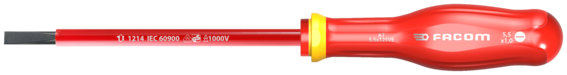 FACOM - Tournevis Protwist plat 3x100 isolé 1000V - AT3X100VE